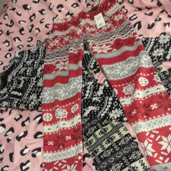 3 PAIRS - JUST COZY - Leggings - bundle of 3 - Picture 1 of 3